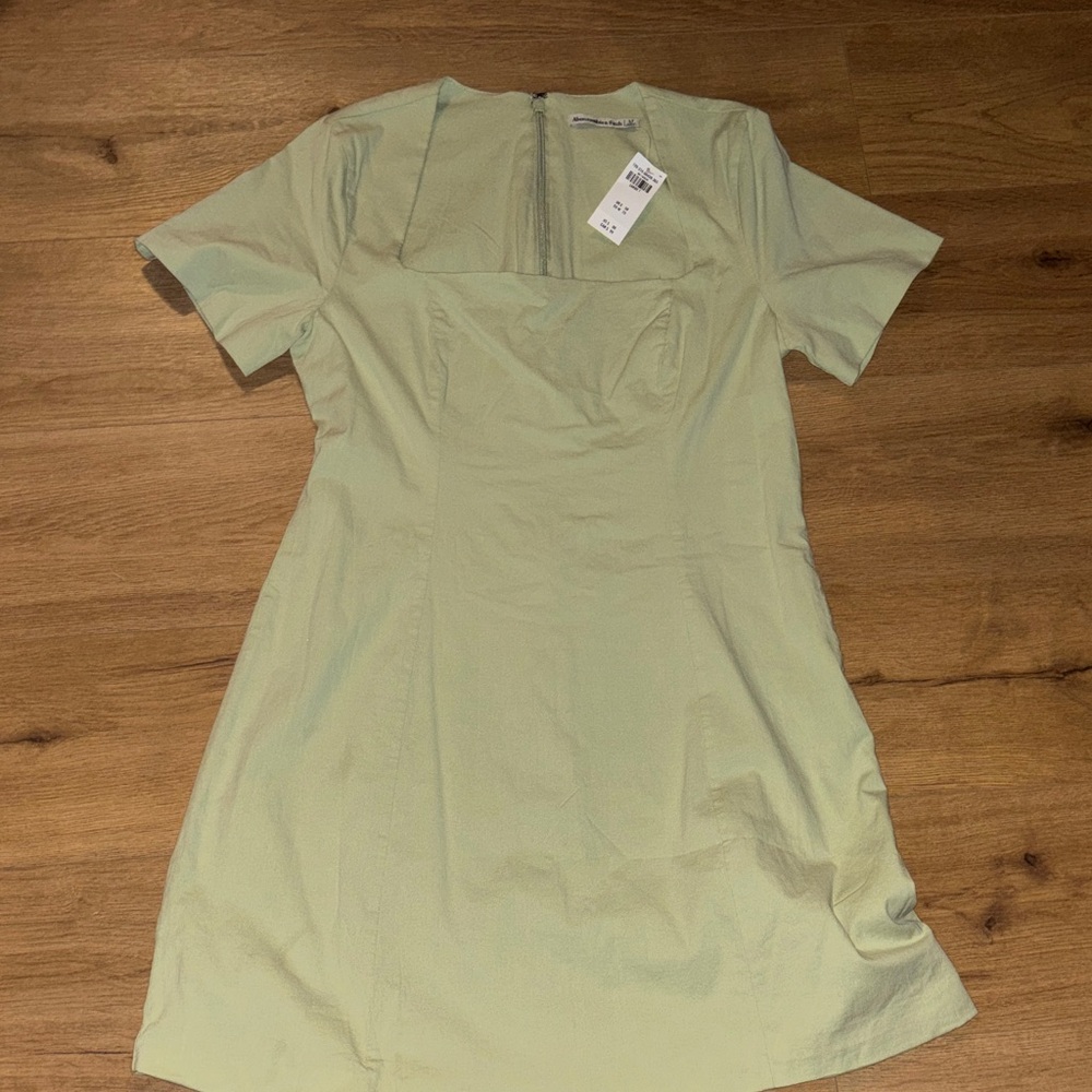 Abercrombie & Fitch Light Green Mini Dress